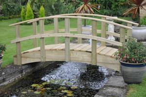 Monet Style Garden Bridge